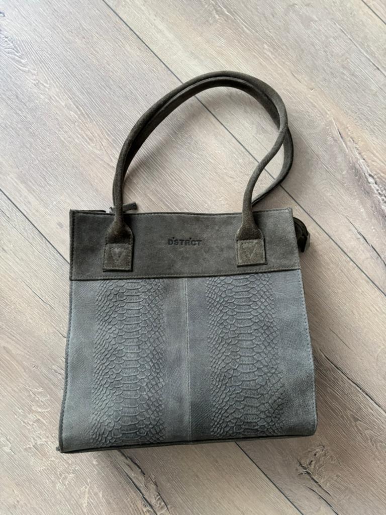 DSTRCT leren tas, Ophalen of Verzenden, Zo goed als nieuw, Overige kleuren, Leer