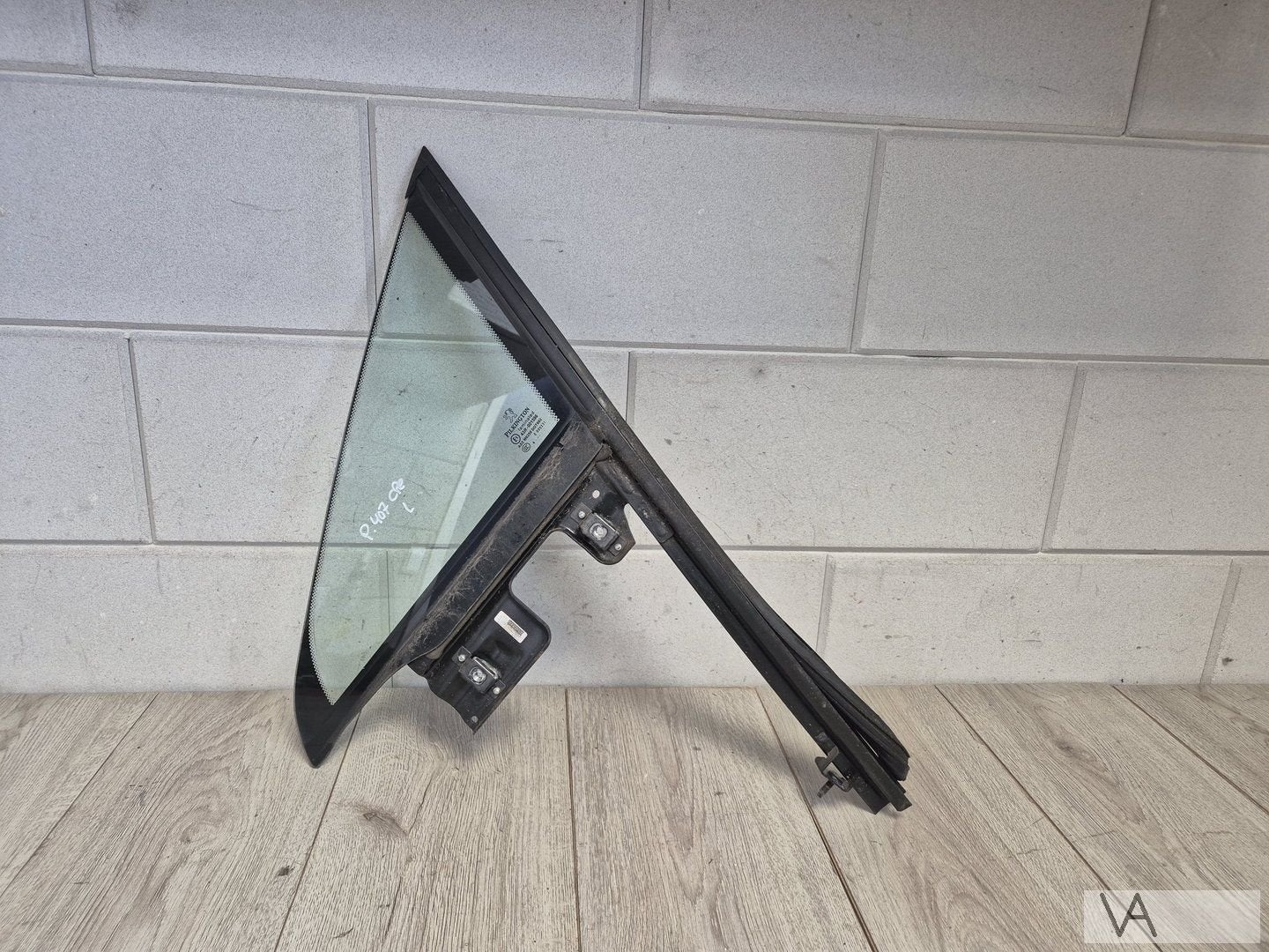 Peugeot 407 coupe 2005 - 2010 raam linksvoor vaste deel €200, Gebruikt, -, -, Ophalen of Verzenden