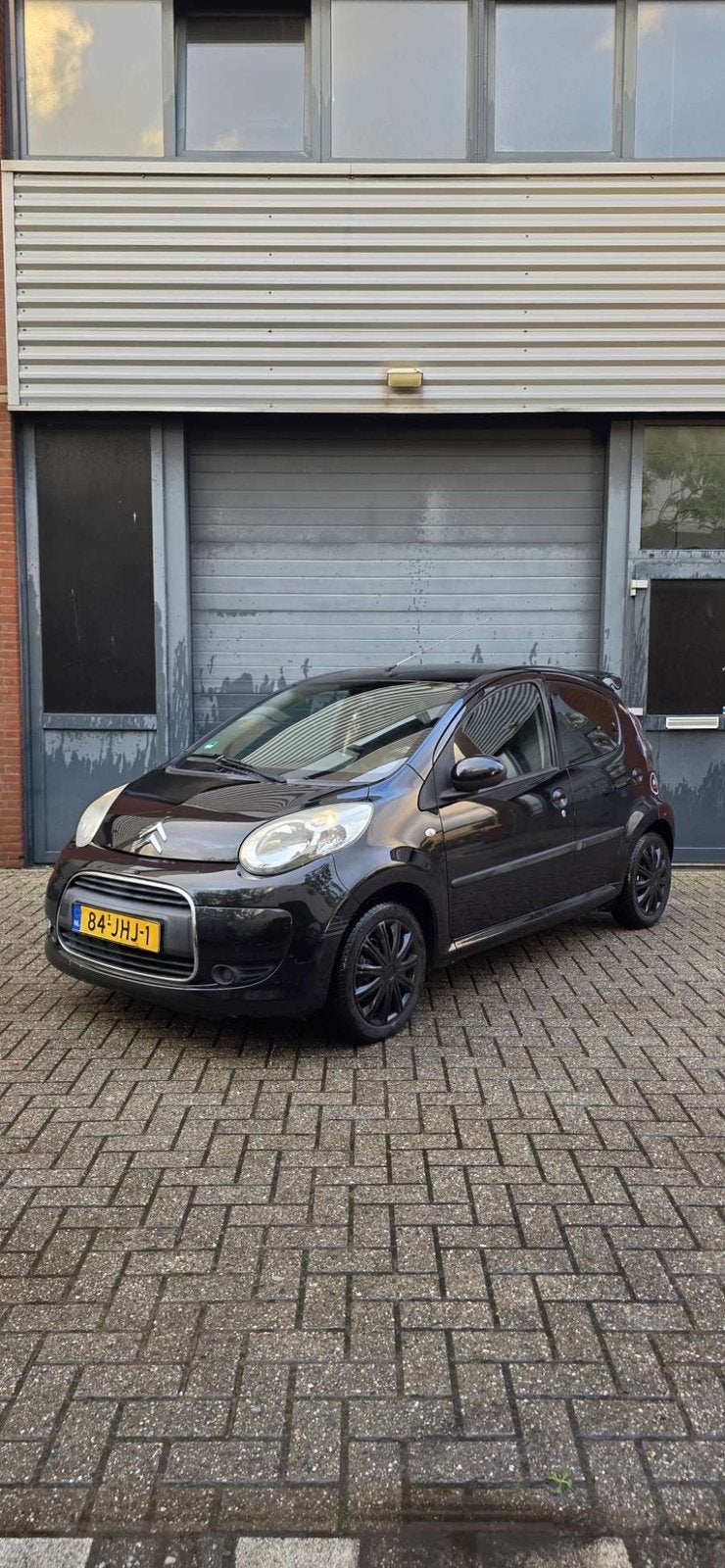 Citroën C1 1.0 5-DRS 2009 zwart full option snel beschikbaar, Auto's, Voorwielaandrijving, 4 stoelen, C1, Origineel Nederlands