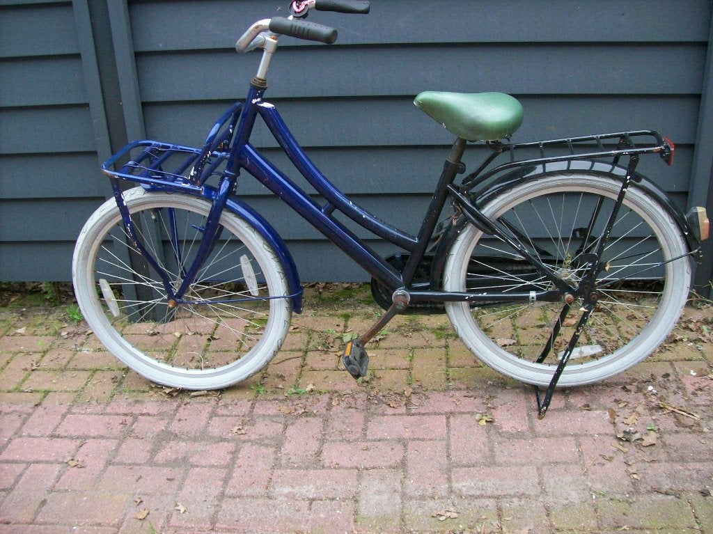 miesje fiets, Ophalen, Gebruikt, Terugtraprem, 24 inch