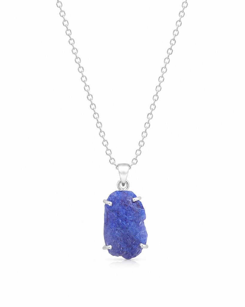 Tanzaniet Ketting Galene - Echt Zilver, Info@sacredstones.nl, Nieuw, Met edelsteen, Haarlemmerstraatweg 31