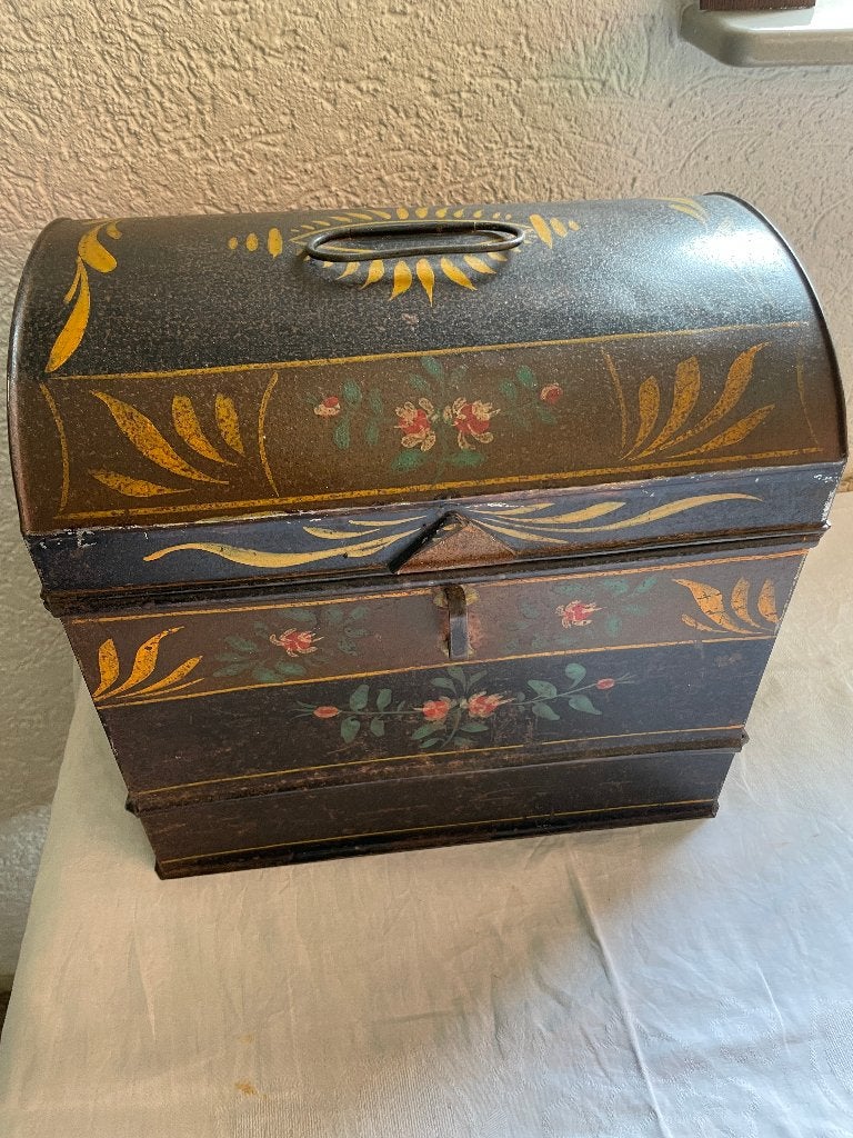 antieke Franse trouwkist, Ophalen of Verzenden