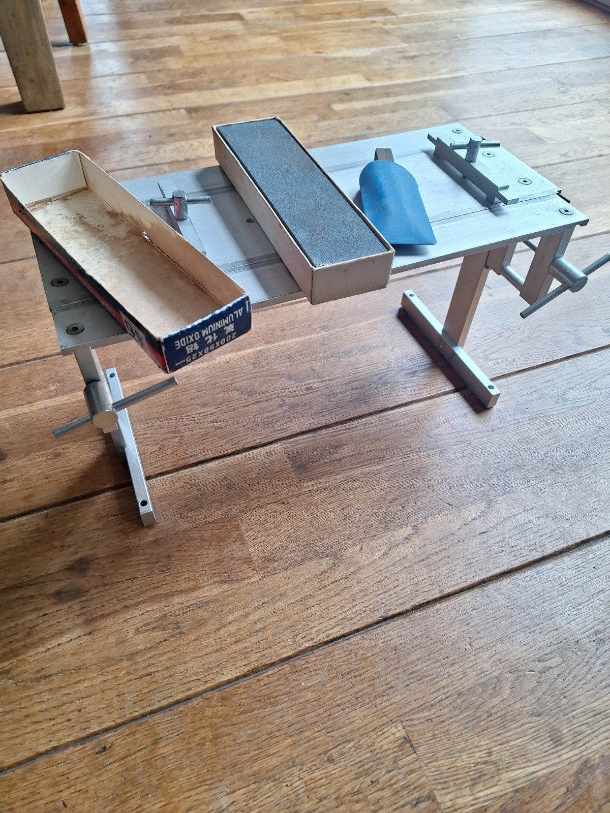 slijptafel schaatsen complete set, Sport en Fitness, Ophalen, Zo goed als nieuw, Noren, Overige merken