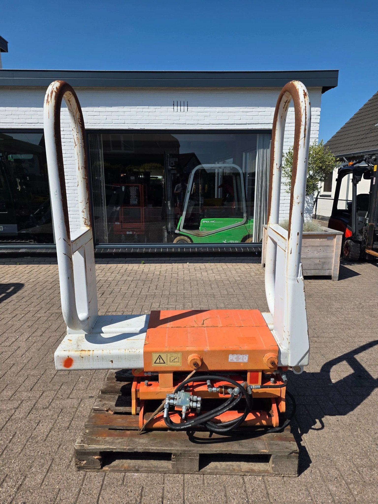 Manitou Balenklem hydrolische, Verreiker