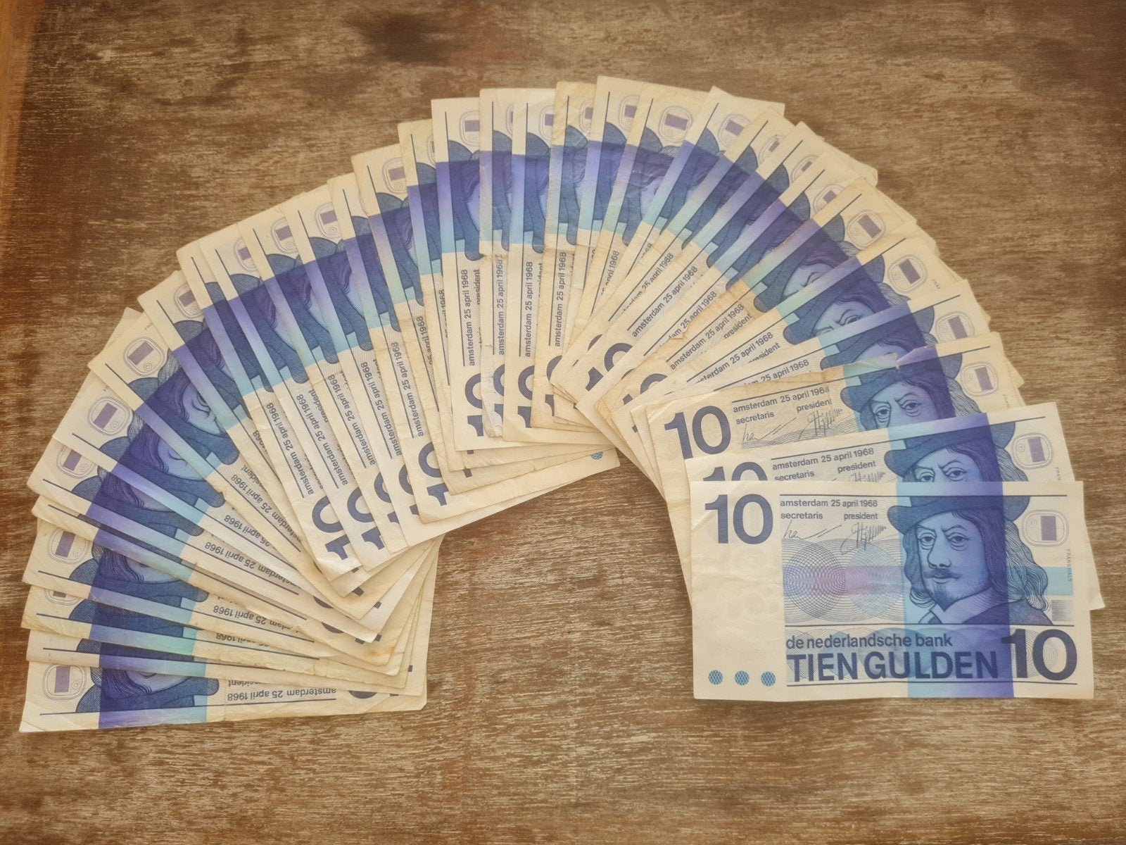 Set 32x 10 gulden 1968, Ophalen of Verzenden, 10 gulden