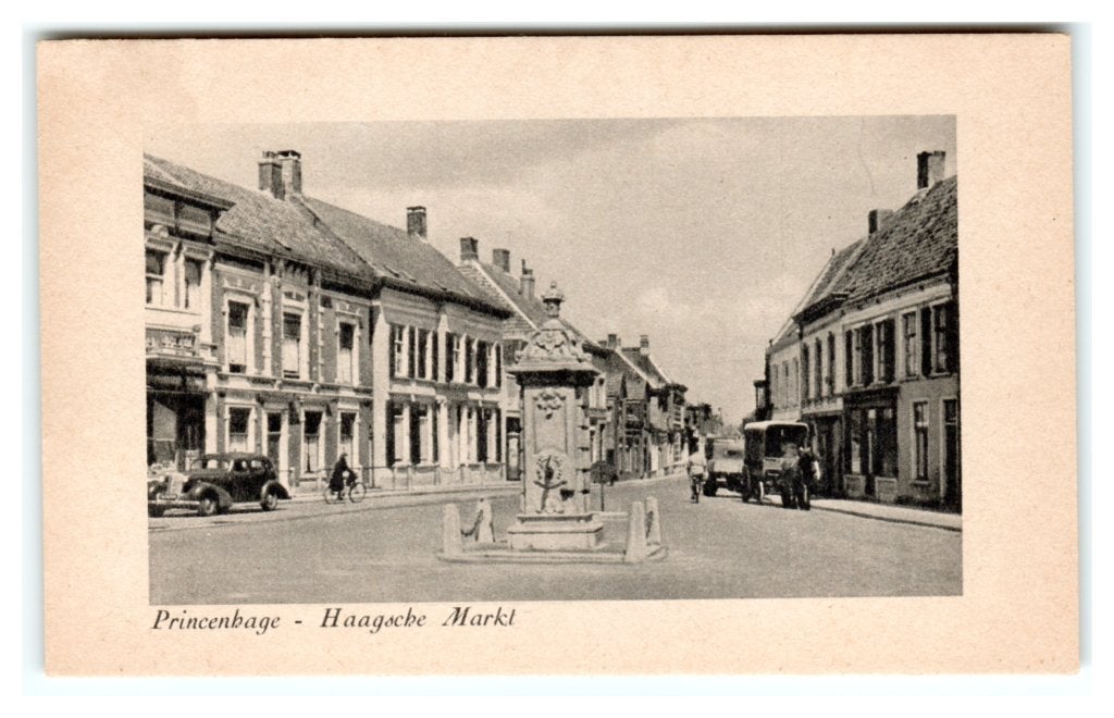 Breda, Princenhage - Haagsche Markt, Ophalen of Verzenden, 1920 tot 1940, Ongelopen, Noord-Brabant