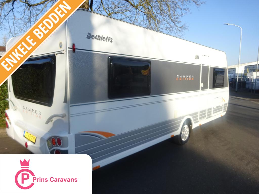 Dethleffs Camper Edition 580 Enkele Bedden, Caravans en Kamperen, Caravans, Bedrijf, Dethleffs, 5 tot 6 meter, Overige typen