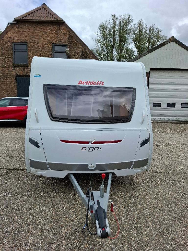 te koop Dethleffs  C’go 415 QL -  2016, Caravans en Kamperen, Caravans, Particulier, tot en met 3, 1000 - 1250 kg, Treinzit, Dethleffs
