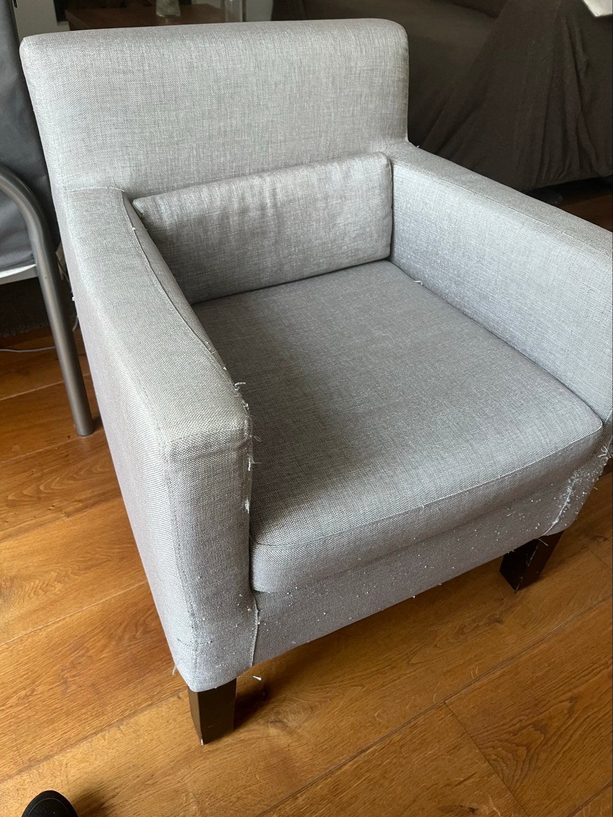 Twee kleinere fauteuils - GRATIS af te halen, Ophalen, Gebruikt, 75 tot 100 cm, Stof