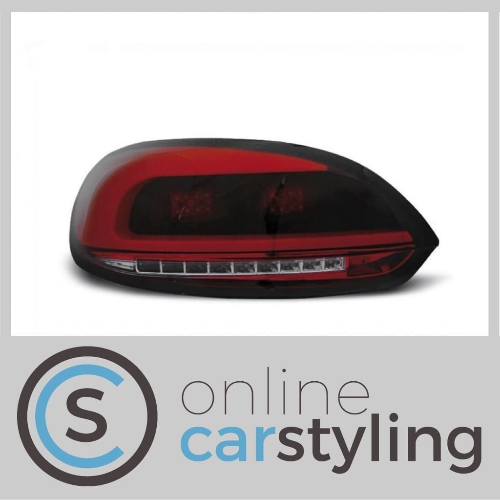 LED Achterlichten VW Scirocco Lightbar Design Zwart, Auto-onderdelen, Verlichting, -, Volkswagen, -, Nieuw