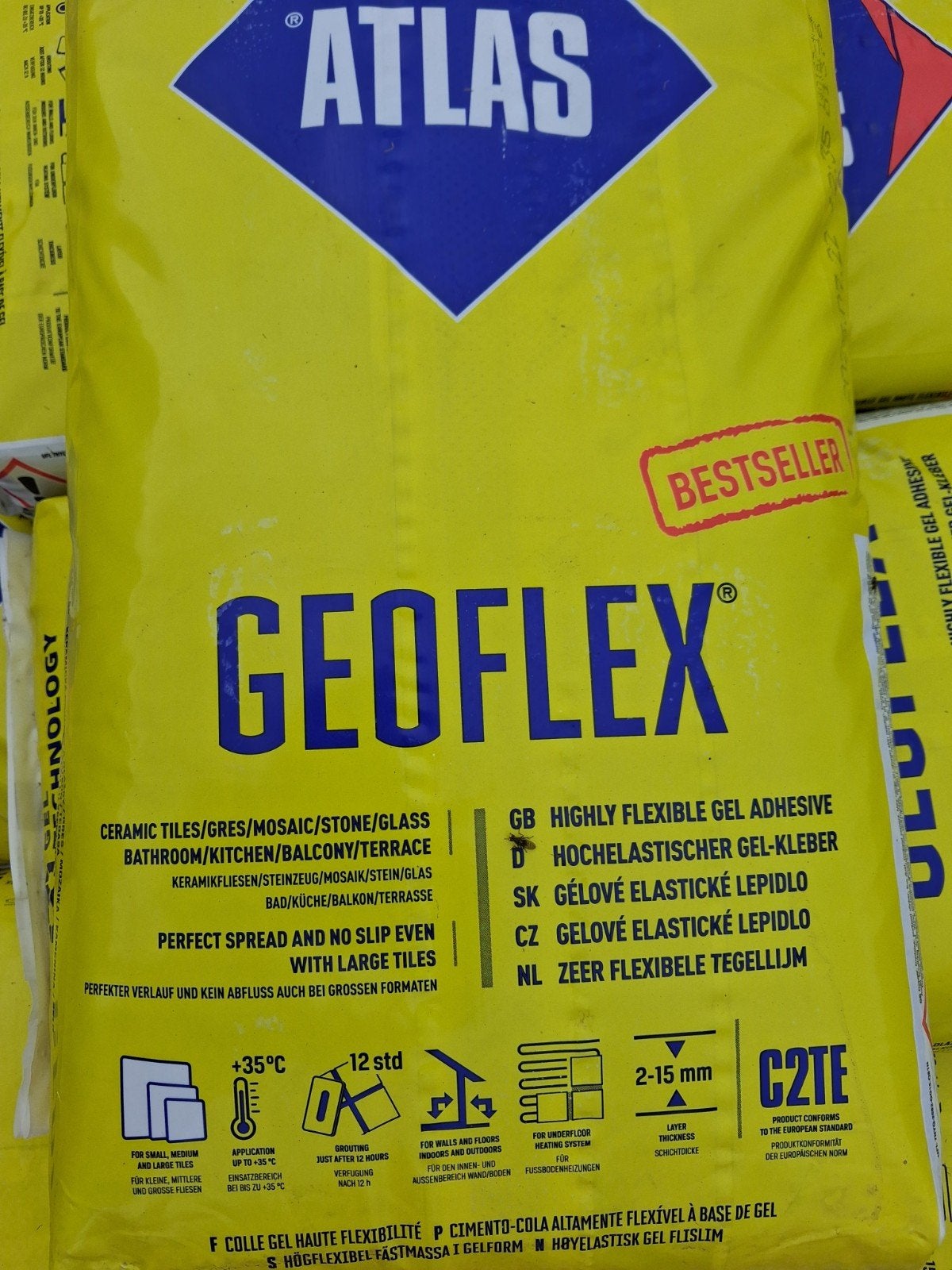 ATLAS Geoflex Zeer Flexibele Tegellijm - Nieuw, Ophalen, Nieuw, Overige materialen, Overige typen