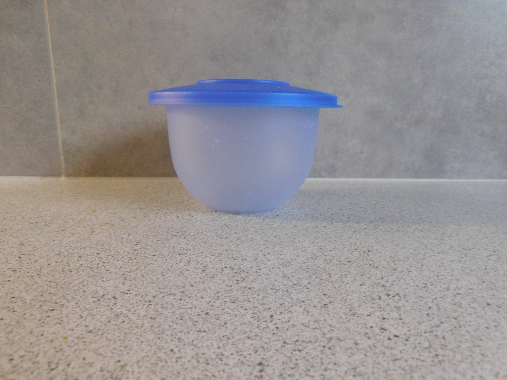 Tupperware Trendy Smartkom Blauw - 550 ml, Blauw, Ophalen of Verzenden, Zo goed als nieuw, Bak of Kom