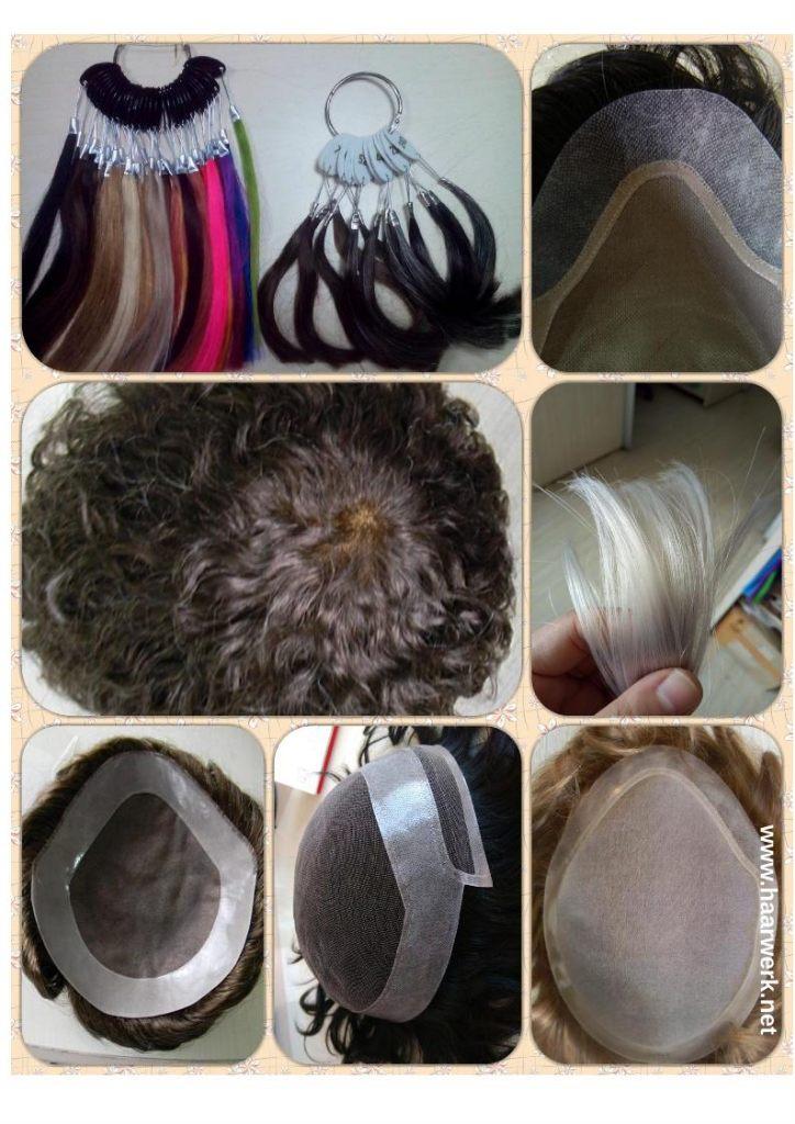 Heren haarstuk / toupet van echt haar en op maat!, Sieraden, Tassen en Uiterlijk, Ophalen of Verzenden, Nieuw, Pruik of Haarverlenging