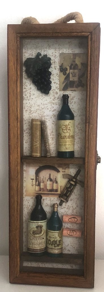 2 prachtige decoratieve Wijnkasten  Vitrine - Vintage Stijl, Ophalen of Verzenden