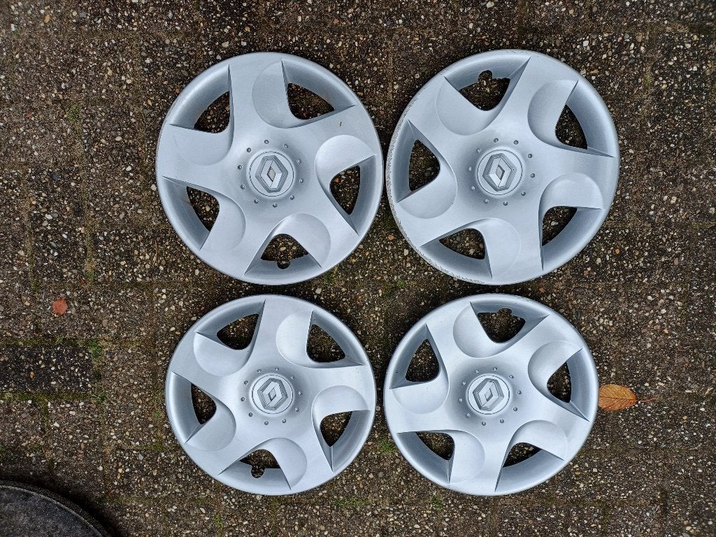 Set wieldoppen Renault 14 inch (origineel), Ophalen of Verzenden, Gebruikt