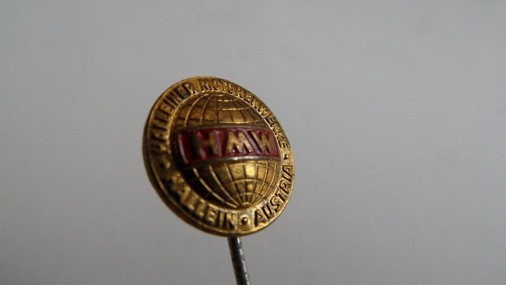 HMW oldtimerbromfiets speld, Verzamelen, Speldjes, Pins en Buttons, Verzenden, Gebruikt, Merk, Speldje of Pin