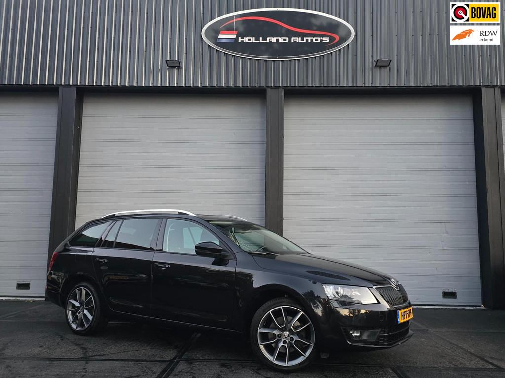 Skoda Octavia Combi 1.8 TSI automaat 4x4, Stof, Gebruikt, LED verlichting, Zwart