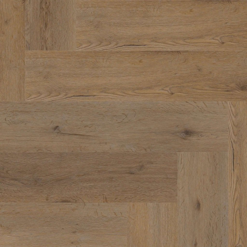 Visgraat klik PVC vloer naturel eiken | €43,95 p/m², Niet ingevuld, Kunststof, 50 tot 150 cm, Niet ingevuld
