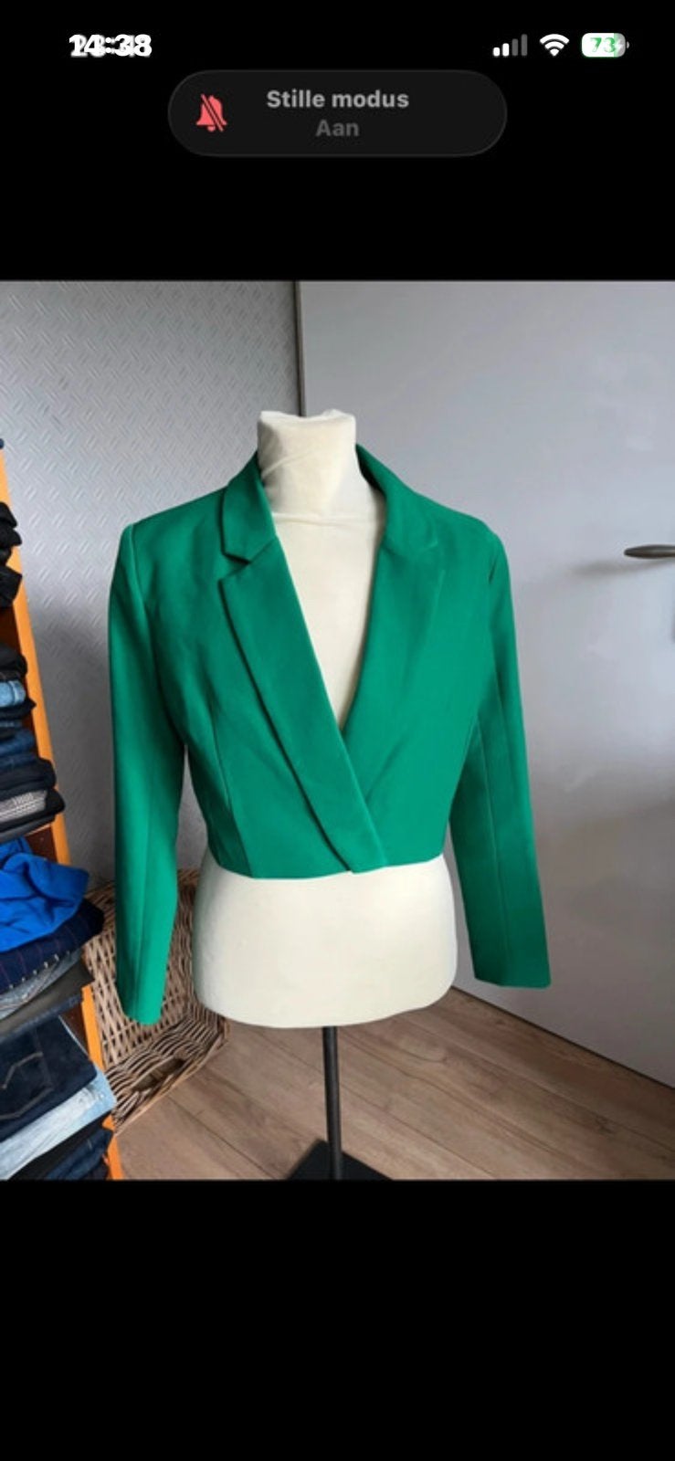Loavies cropped blazer xs, Ophalen of Verzenden, Zo goed als nieuw, Jasje, Maat 34 (XS) of kleiner