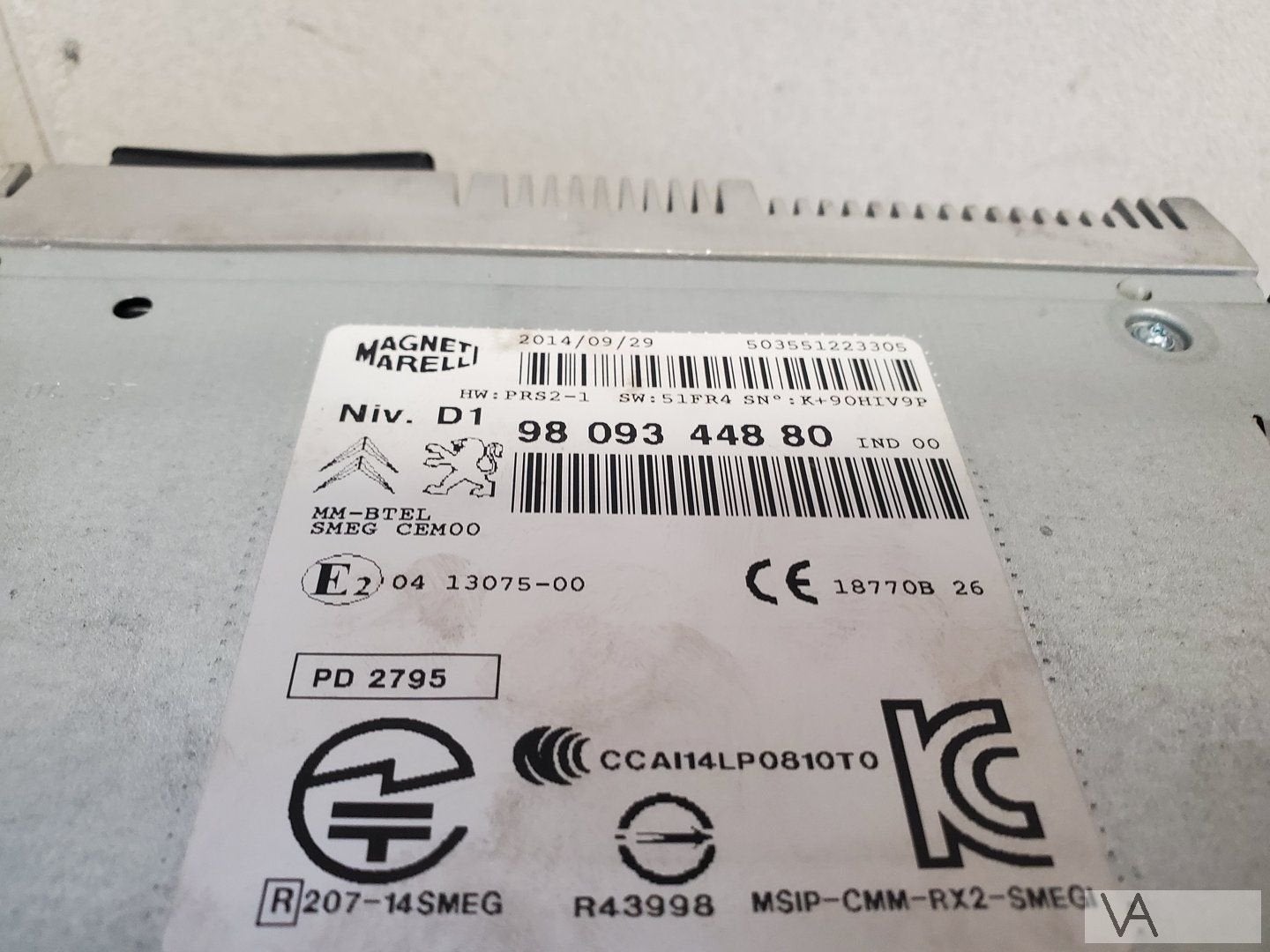Citroen C4 Picasso 2014 - 2020 radio navigatie 9809344880, Auto diversen, Autoradio's, Ophalen of Verzenden, -, -, -