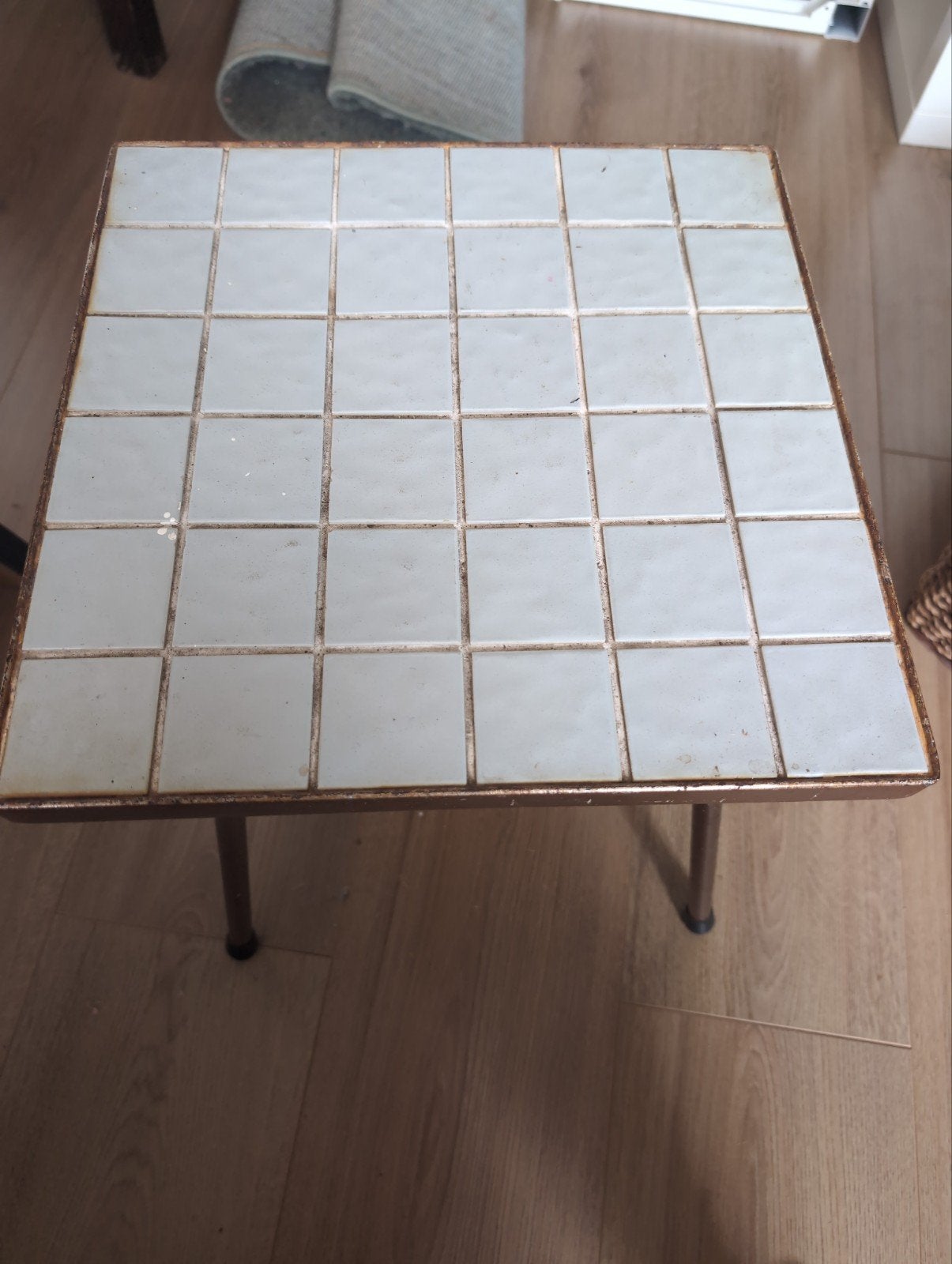 Bijzet tafeltje, Minder dan 55 cm, Gebruikt, Vierkant, Ophalen