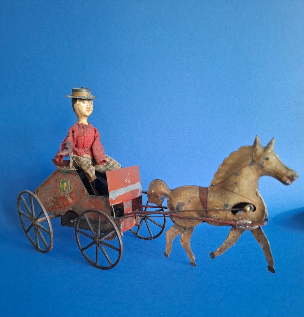 Antiek blikken speelgoed Ives Cuzner Trotter 1875, Antiek en Kunst, Ophalen of Verzenden