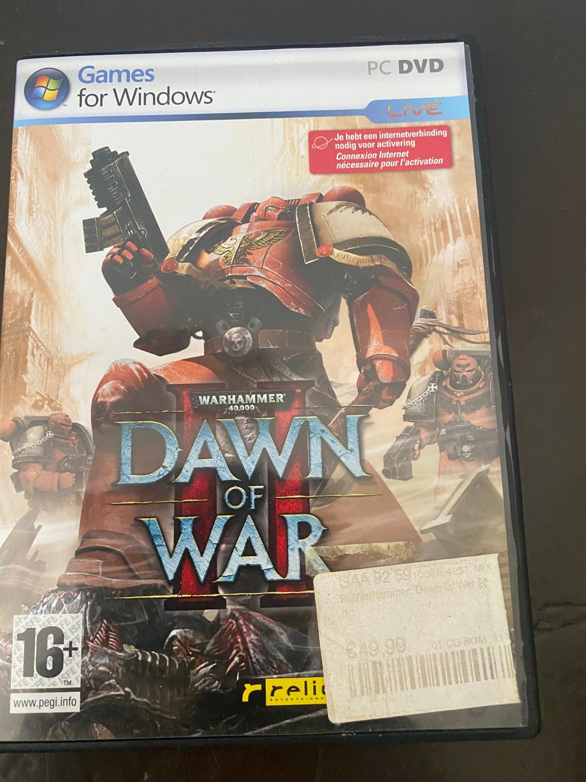 PC-Game: Warhammer 40000 - Dawn of War (THQ), 1 speler, Ophalen of Verzenden, Zo goed als nieuw, Strategie en Constructie