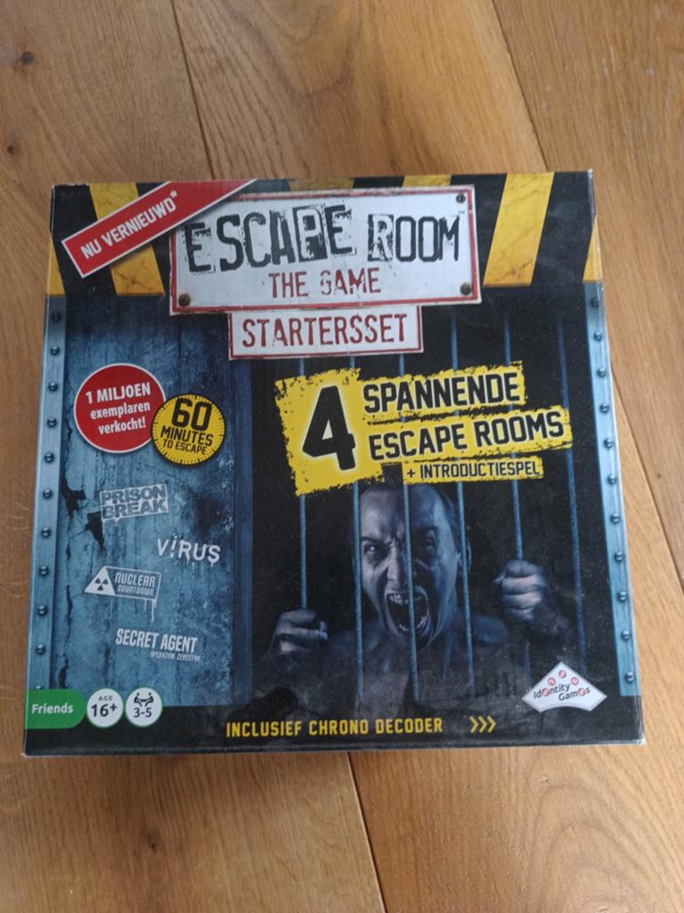 Escape Room The Game Startersset - 4 Spellen + Decoder, Hobby en Vrije tijd, Gezelschapsspellen | Bordspellen, Vijf spelers of meer