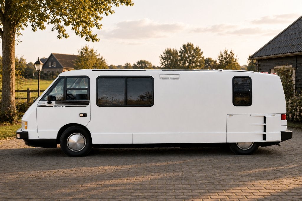 Vixen TD21 Turbo Diesel (1986) – iconische camper, Caravans en Kamperen, Campers, Overige merken, Buscamper of Camperbus, 6 tot 7 meter