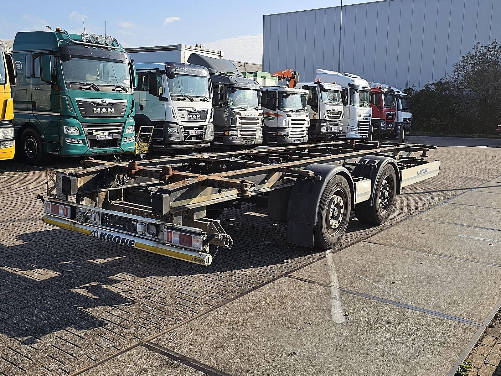 KRONE DC wechselaufbau tandem, Overige kleuren, Bedrijf, Aanhangers en Opleggers, Te koop