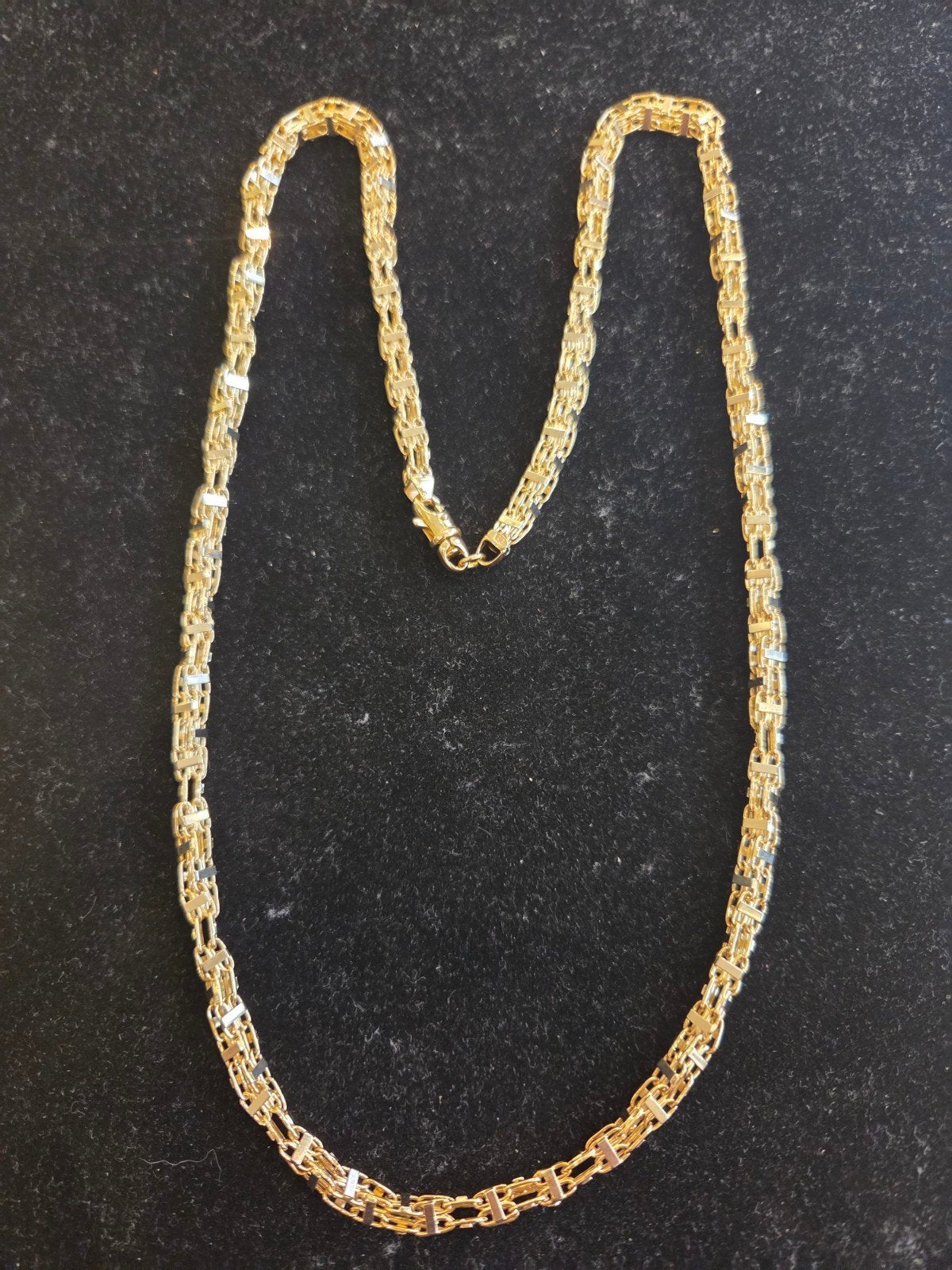 14 k gouden magnum ketting 20,1 gram 65 cm, Sieraden, Tassen en Uiterlijk, Kettingen, Ophalen of Verzenden, Nieuw, Goud, Goud