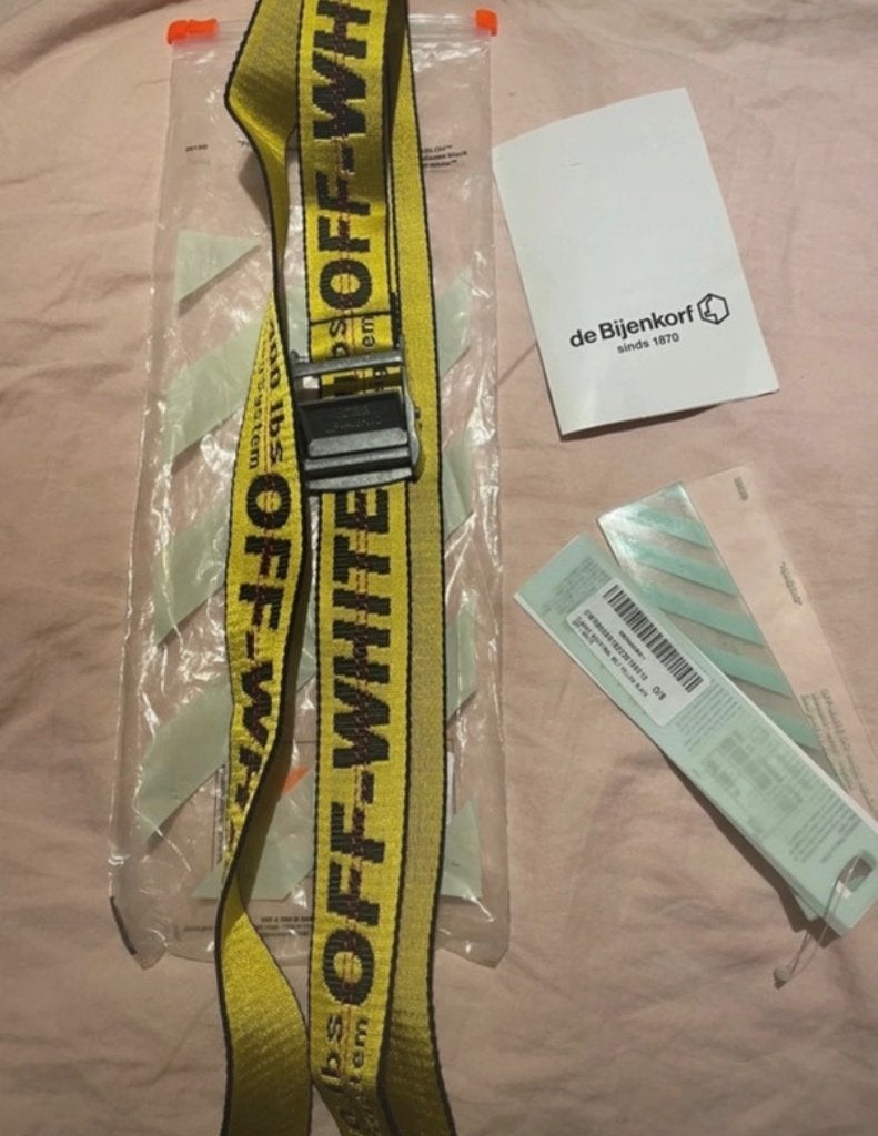 Off-white belt, Kleding | Dames, Riemen en Ceinturen, Overige kleuren, 90 tot 100 cm, Tailleriem, Ophalen of Verzenden