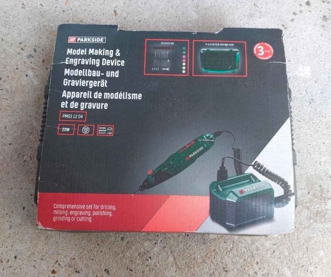Parkside Modelbouw & Graveergereedschap PMGS 12 D4, Ophalen, Nieuw, Overige typen, Parkside