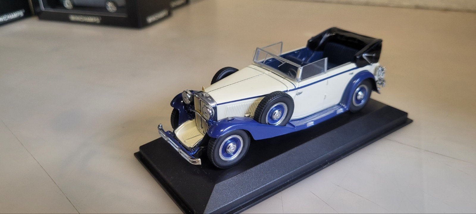 Minichamps Maybach Zeppelin, Ophalen of Verzenden, Zo goed als nieuw, Auto, MiniChamps