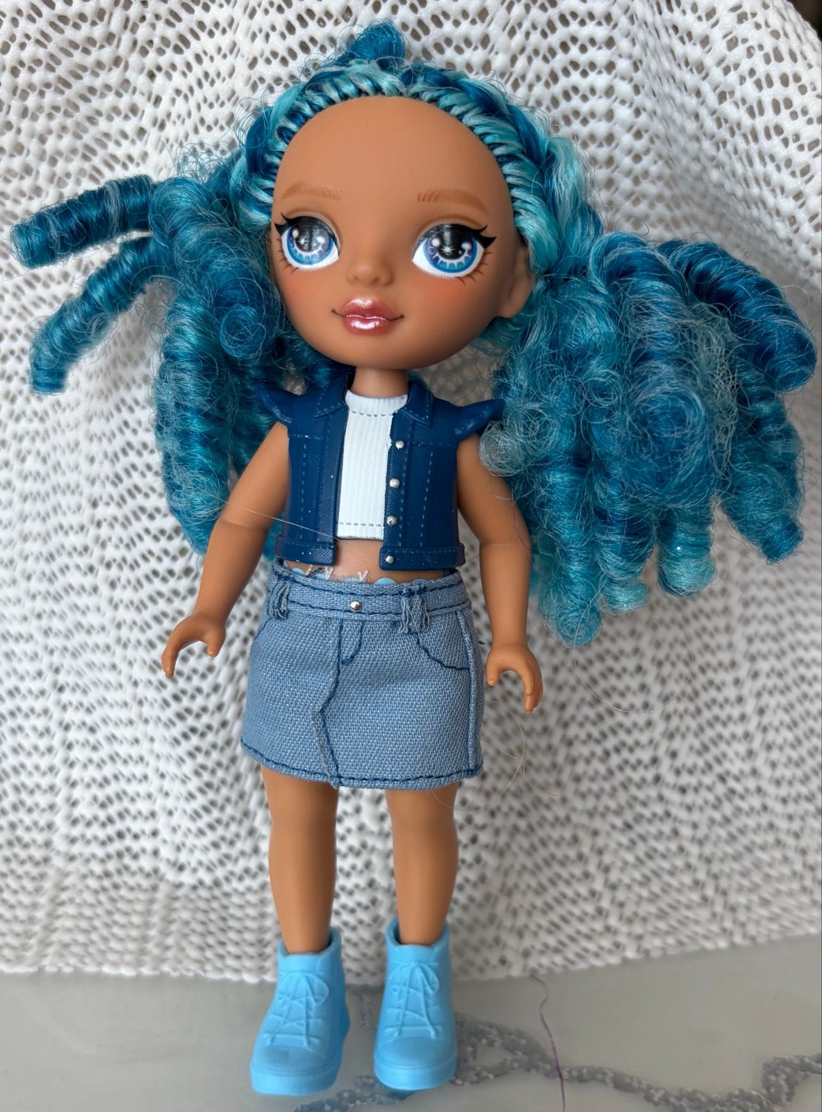 Rainbow High Jr High Skyler Bradshaw pop met blauw haar, Ophalen, Zo goed als nieuw, Overige typen