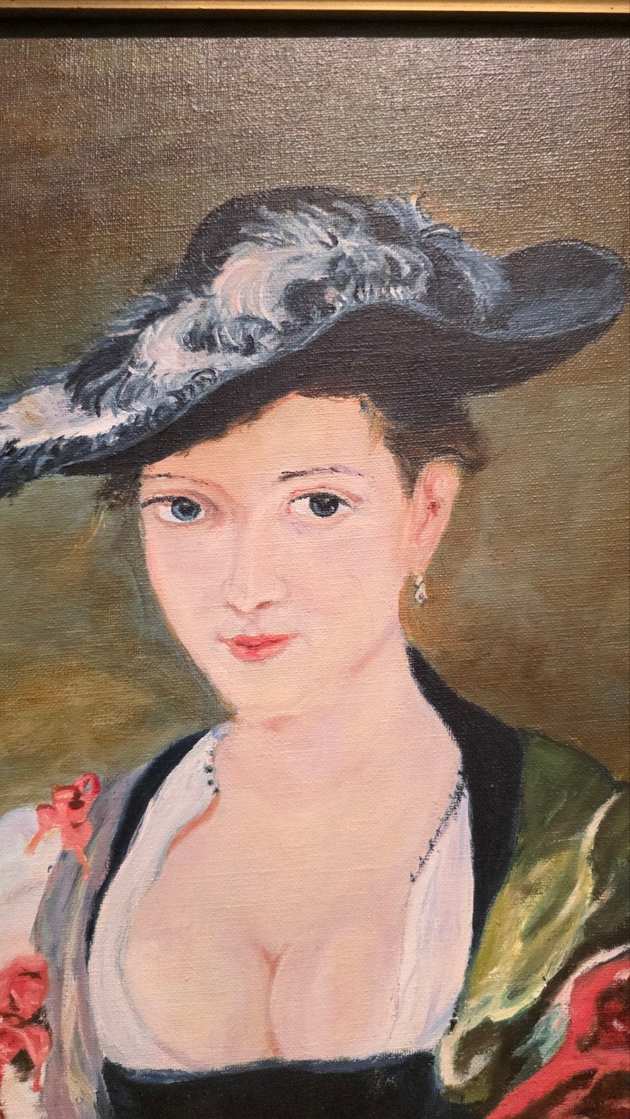 mooi antiek schilderij, Ophalen