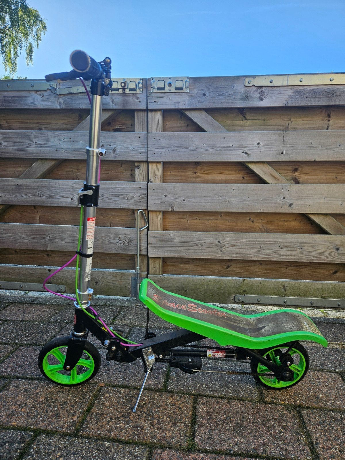Nette Space Scooter X590 - Groen/Zwart, Fietsen en Brommers, Ophalen, Gebruikt, Overige typen, Space Scooter