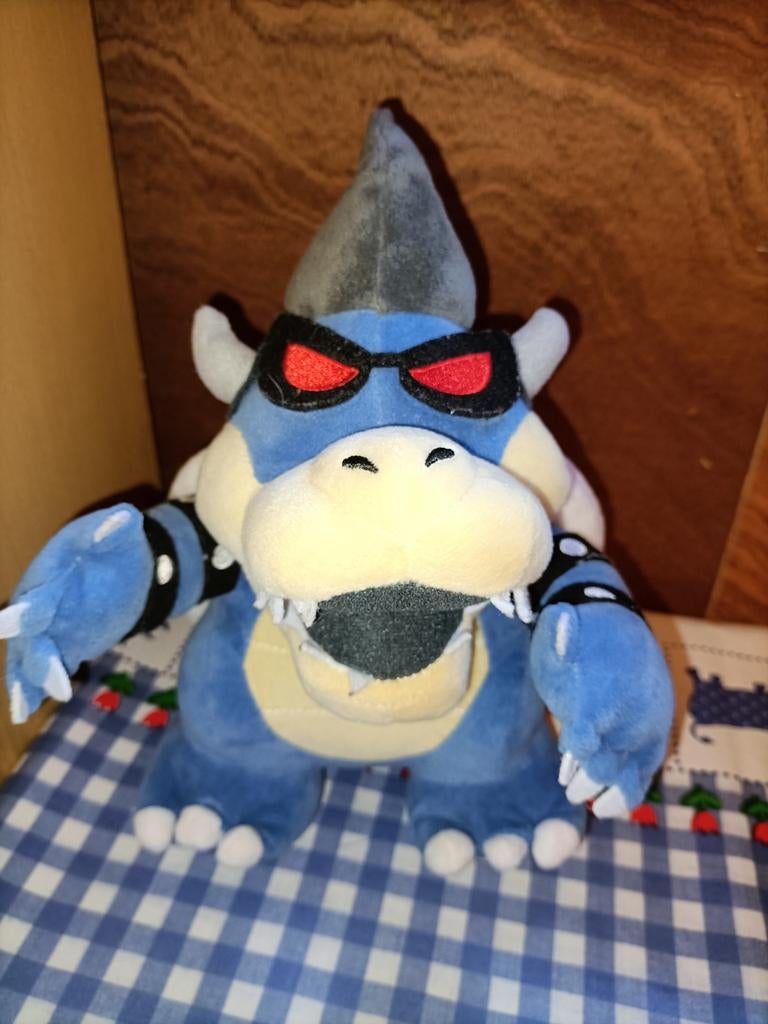 Dark Bowser knuffel Super Mario Bros 27 cm groot, Ophalen of Verzenden, Zo goed als nieuw, Overige typen