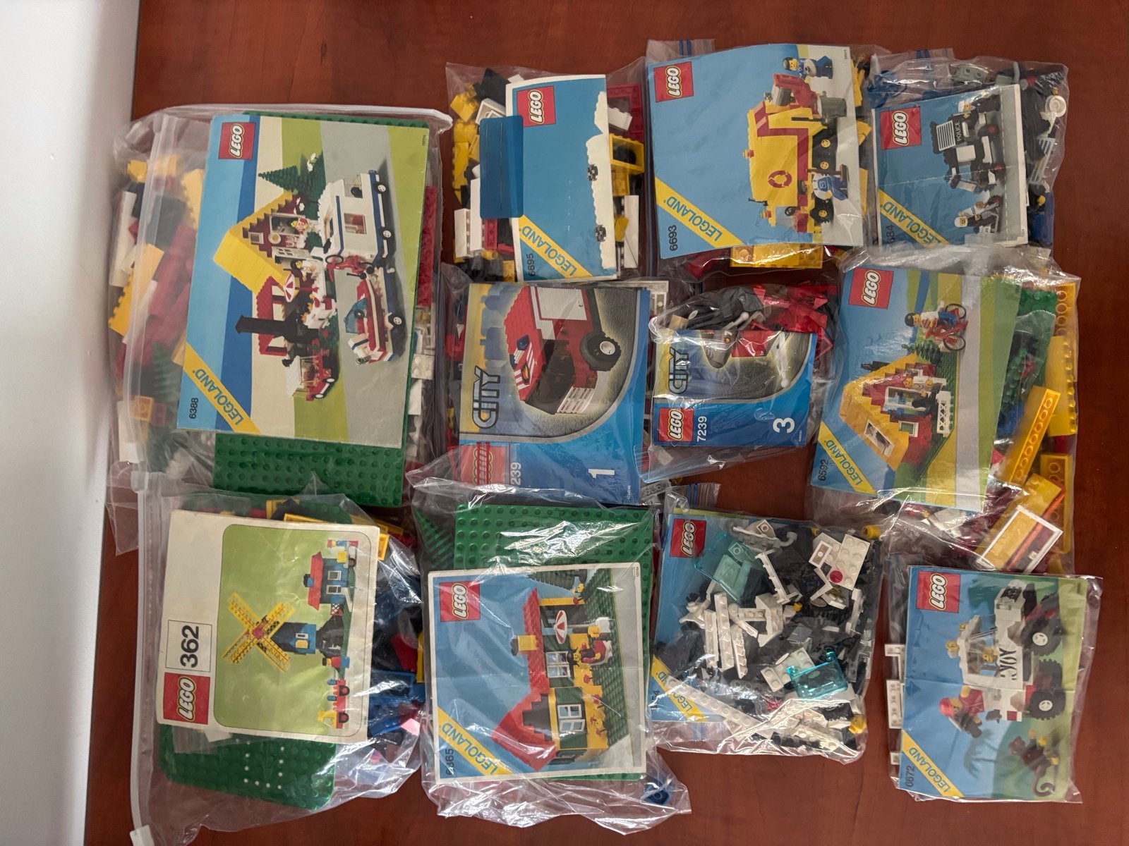 Collectie LEGO Legoland en City sets met instructies, Ophalen of Verzenden, Gebruikt