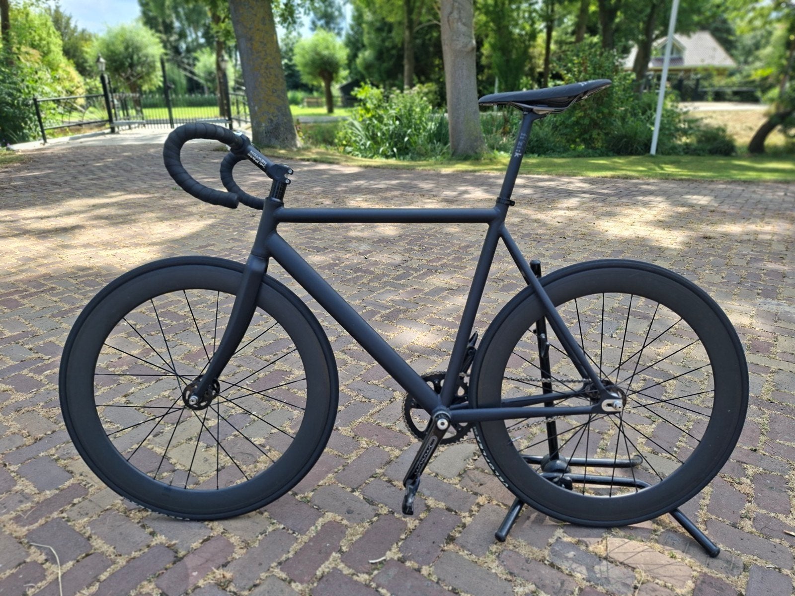 Aluminium baanfiets  55cm, Aluminium, Zo goed als nieuw, 53 tot 57 cm, Ophalen