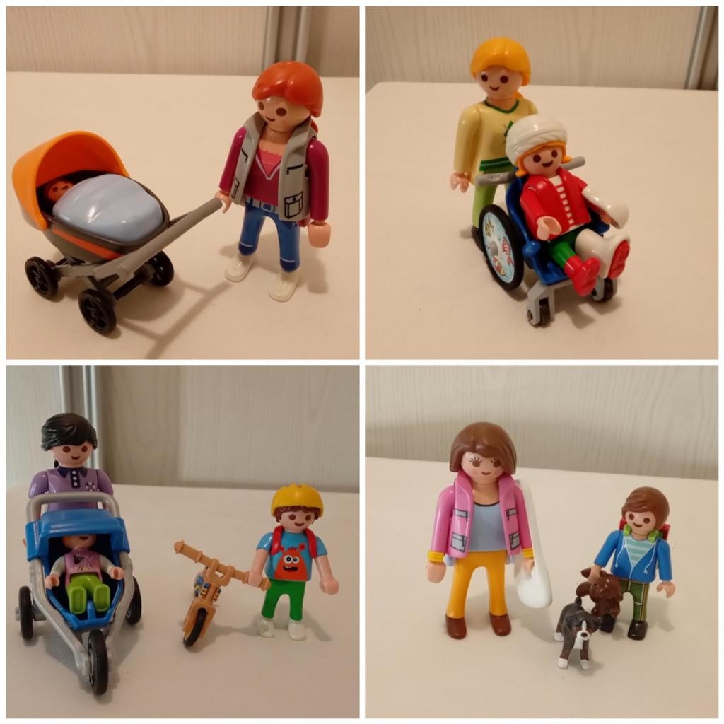 Playmobil diverse setjes moeders met kinderen, Ophalen of Verzenden, Zo goed als nieuw