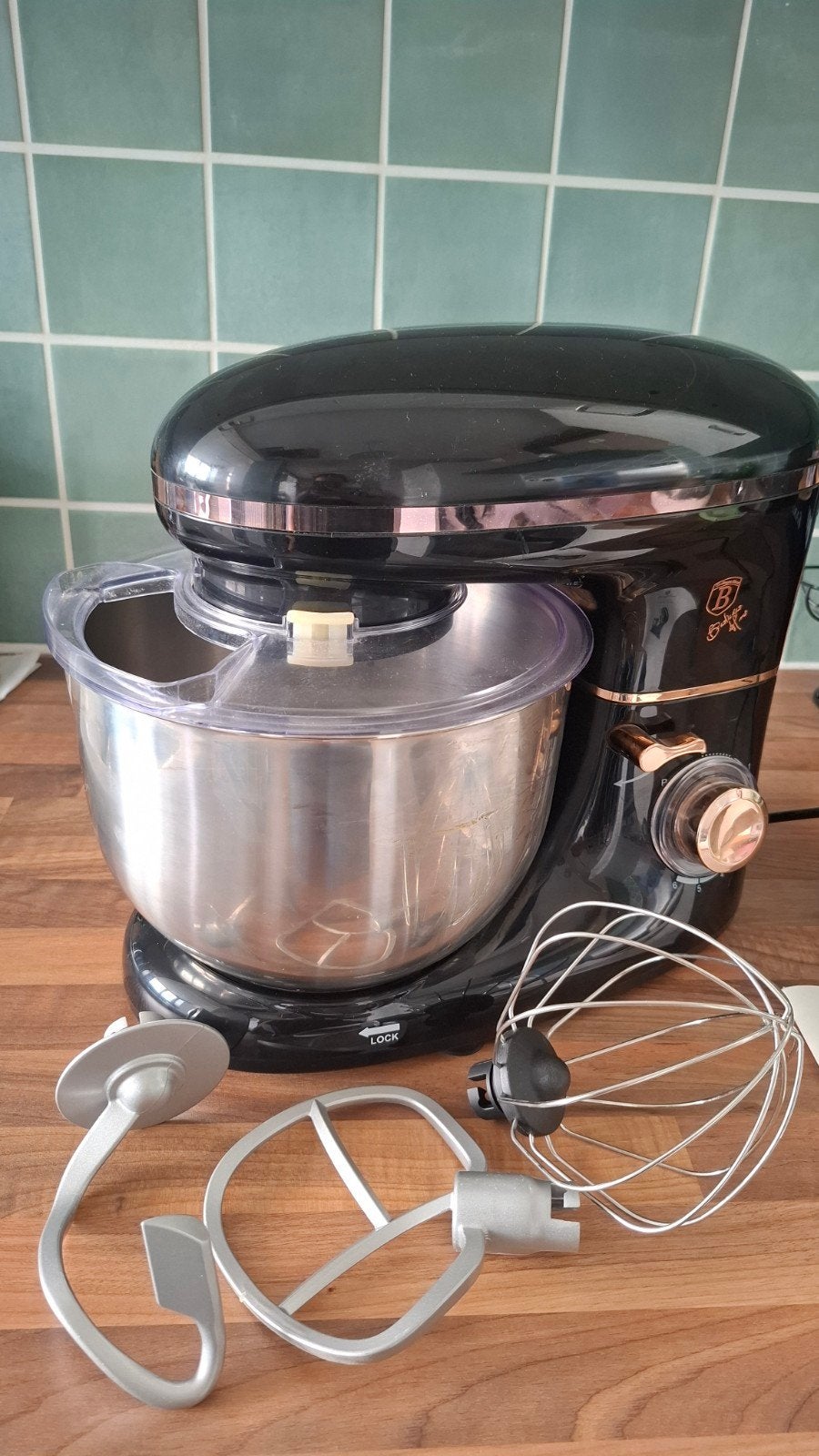 BerlingerHaus staande mixer!, 4 liter of meer, Ophalen, Zo goed als nieuw, 3 snelheden of meer