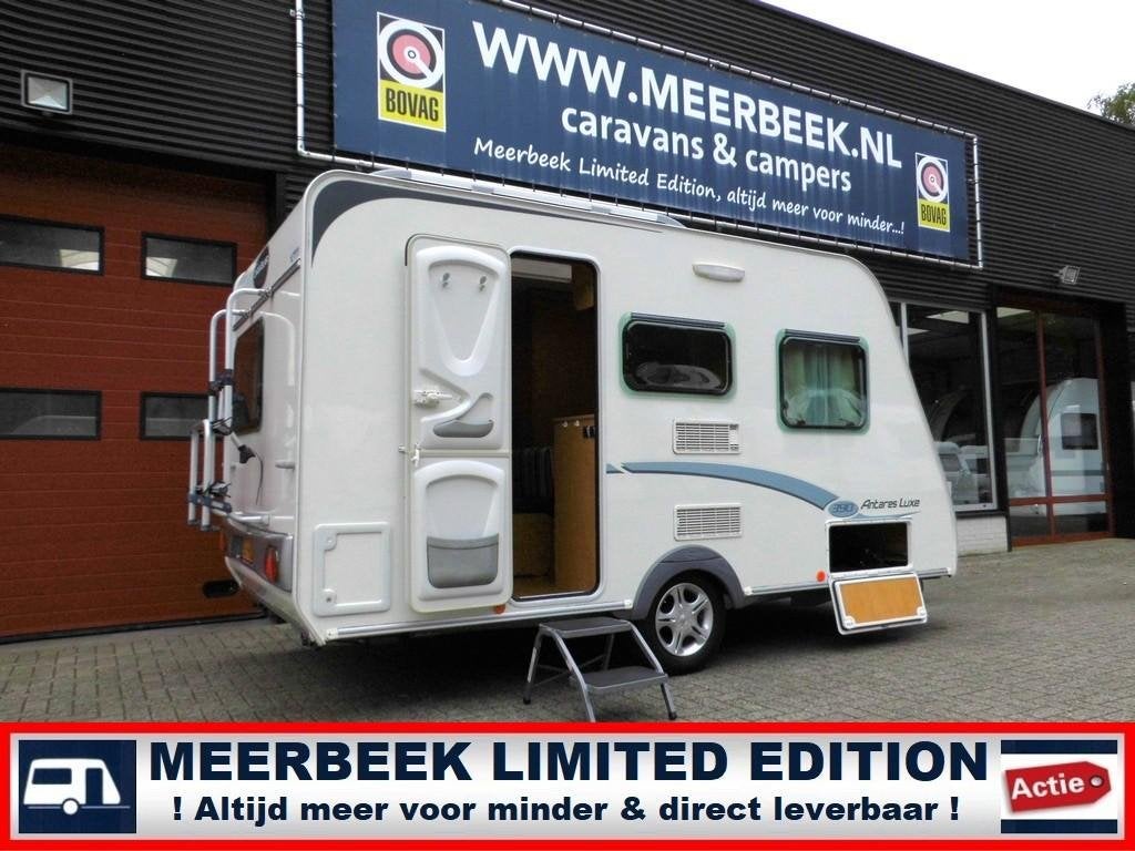 Caravelair Antares Luxe 390 820 KG LEEG+VOORTENT/LUIFEL+ALUM, Caravans en Kamperen, Caravans, Treinzit, 750 - 1000 kg, Particulier