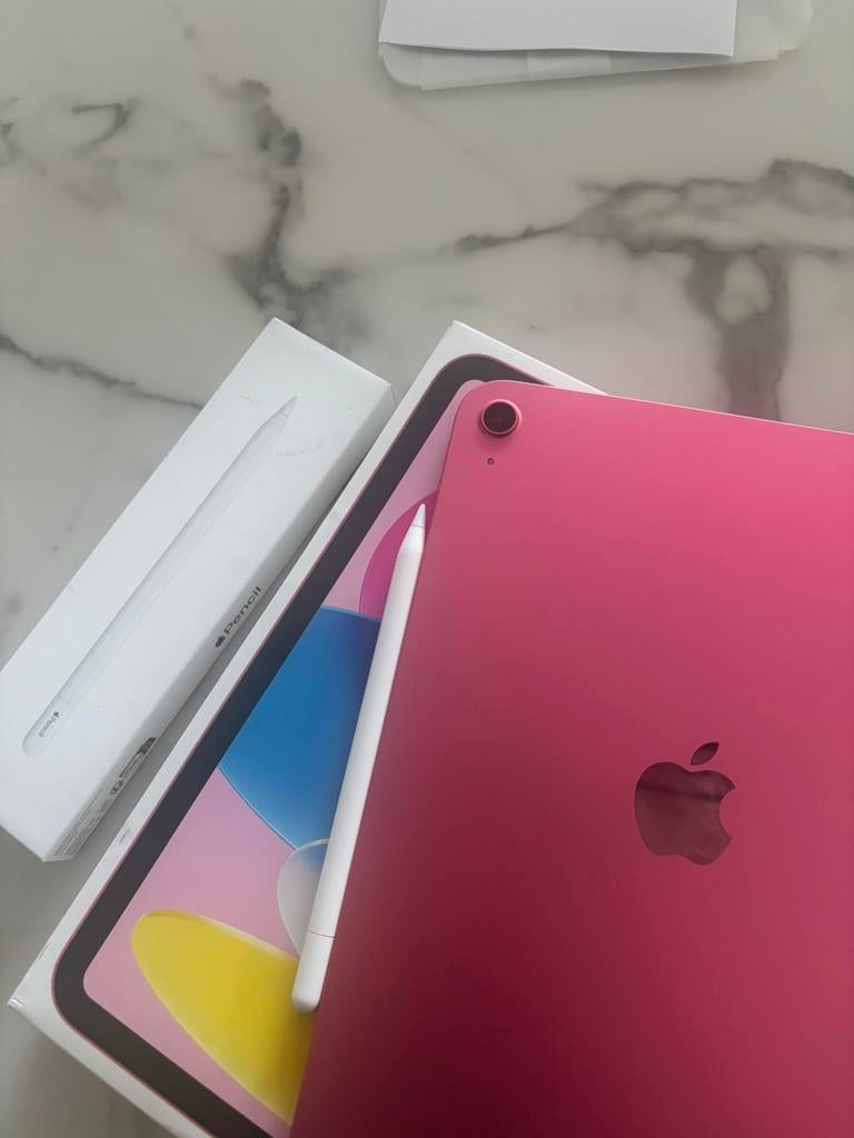Ipad A16 (2025)ROZE+ Apple pencil USB-C (zo goed als nieuw!), Ophalen of Verzenden, Zo goed als nieuw, Overige typen, Apple iPhone