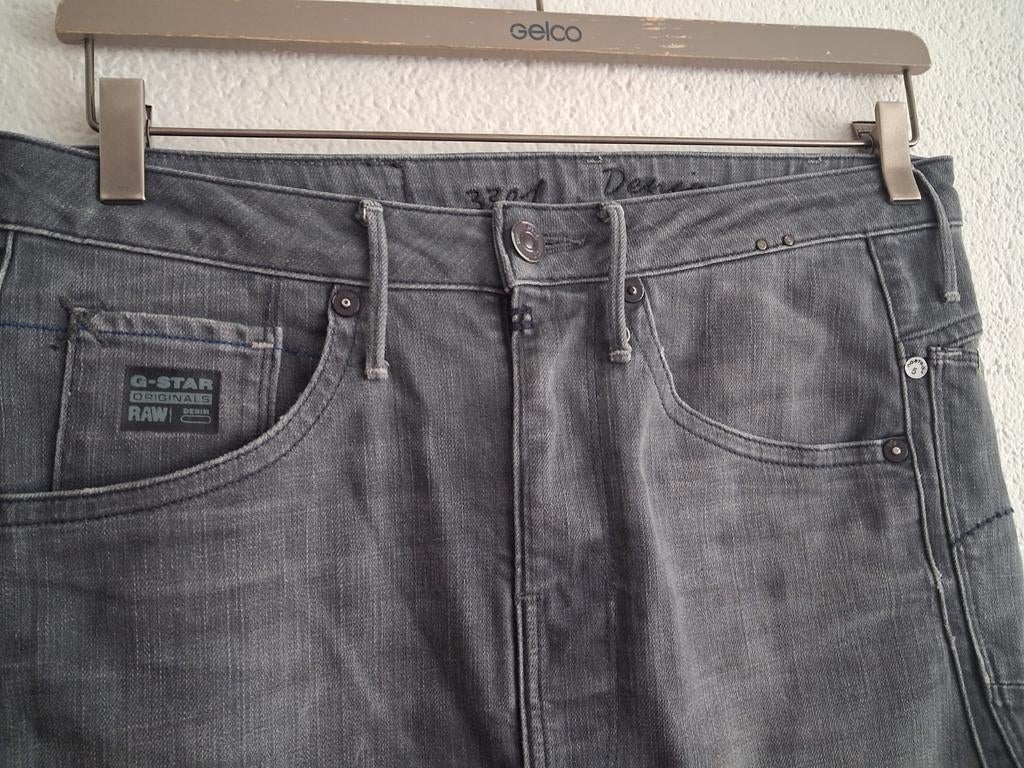 G-Star Raw Denim Rok - Grijs - Maat W29, Maat 38/40 (M), Ophalen of Verzenden, Zo goed als nieuw, G-Star Raw