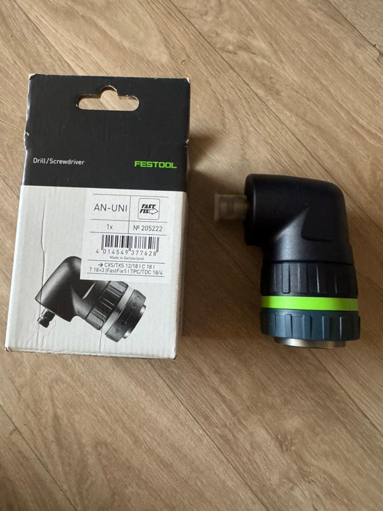 Festool hoekaanzetstuk, Doe-het-zelf en Verbouw, Ophalen, Nieuw