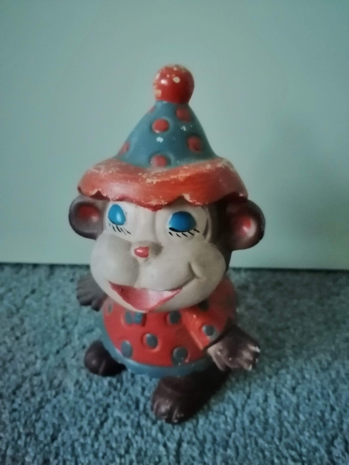 Vintage aap spaarpot, Ophalen of Verzenden, Gebruikt, Dier
