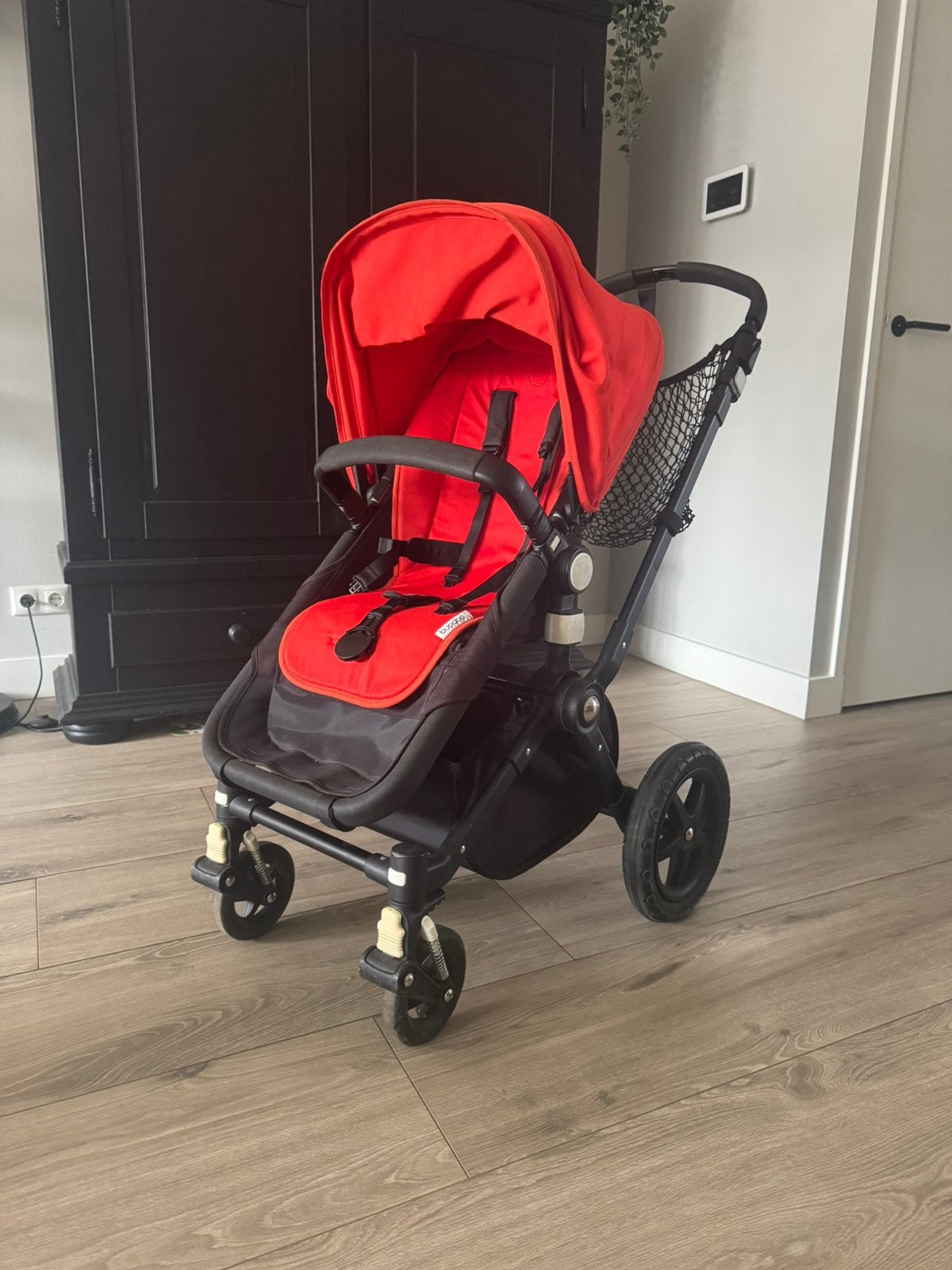 Bugaboo Cameleon 3 compleet + veel accessoires | oranje/zwar, Gebruikt, Bugaboo, Verstelbare duwstang, Ophalen