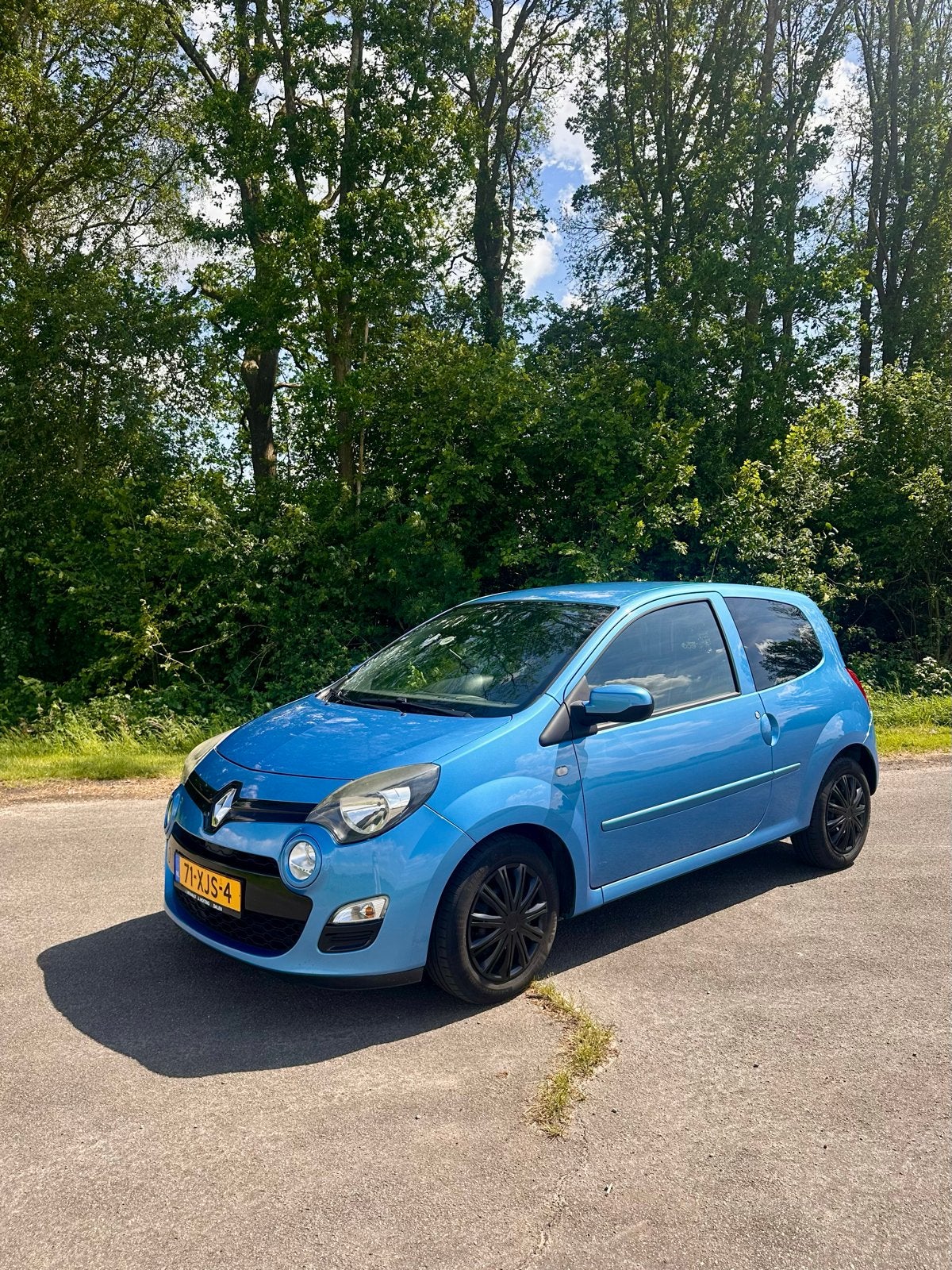 Renault Twingo 1.2 16V 2012 Blauw, Auto's, Voorwielaandrijving, 839 kg, Twingo, 74 pk