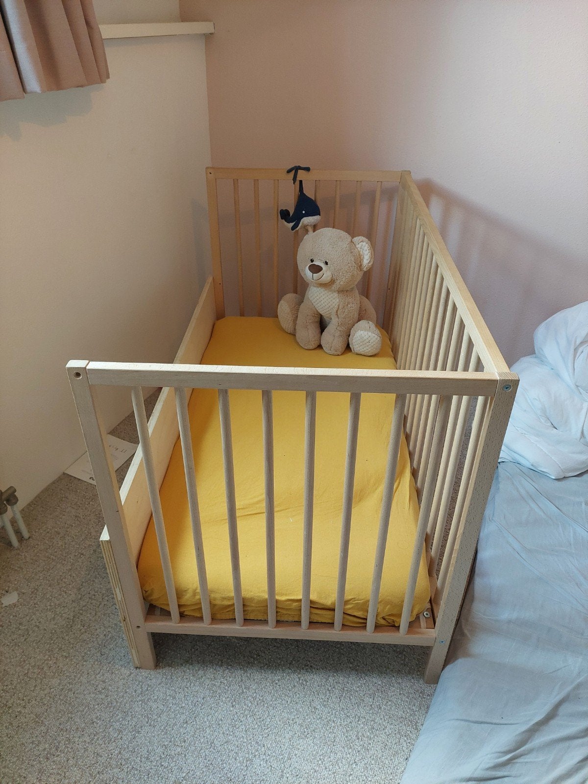 Ikea Sniglar houten ledikant en Matras ikea, Ophalen, Jongetje of Meisje